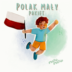 Polak mały pakiet piosenka patriotyczna dla dzieci MP3 zestaw edukacyjny z podkładem i tekstem symbole narodowe MeloMelo
