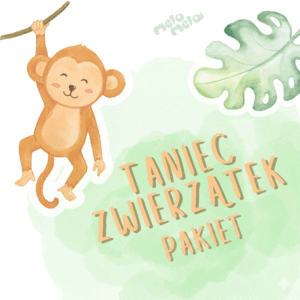 Taniec zwierzątek pakiet piosenka dla dzieci MP3 zestaw edukacyjny z podkładem i tekstem MeloMelo